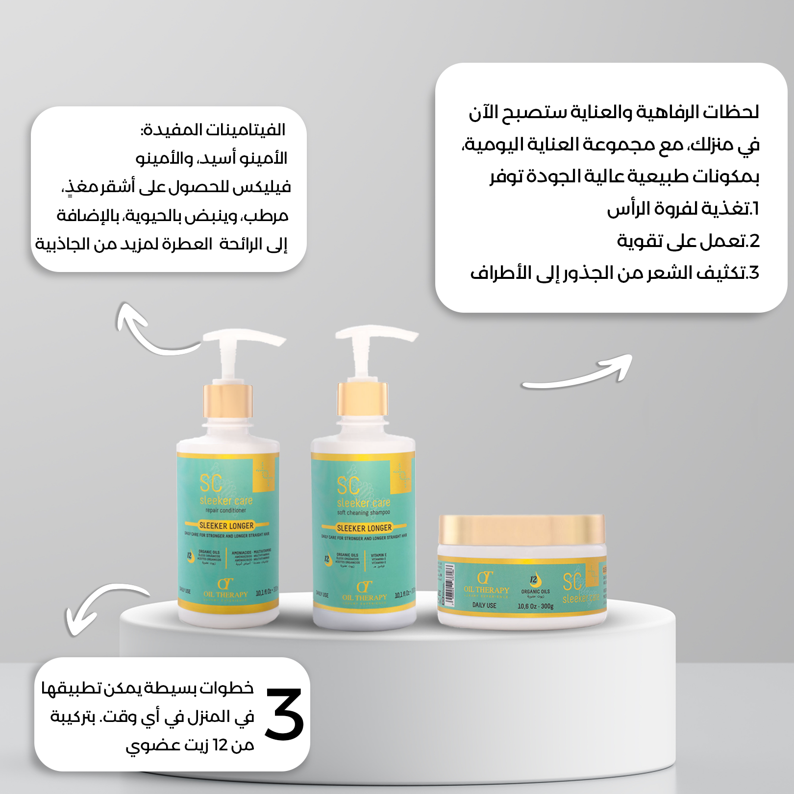 Sleeker Care Daily Use KIT - Normal Hair