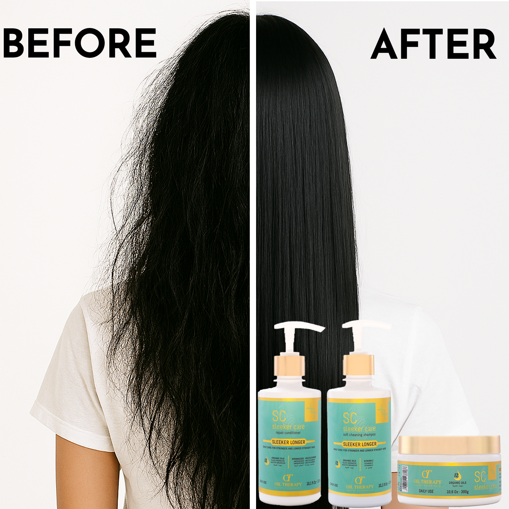 Sleeker Care Daily Use KIT - Normal Hair