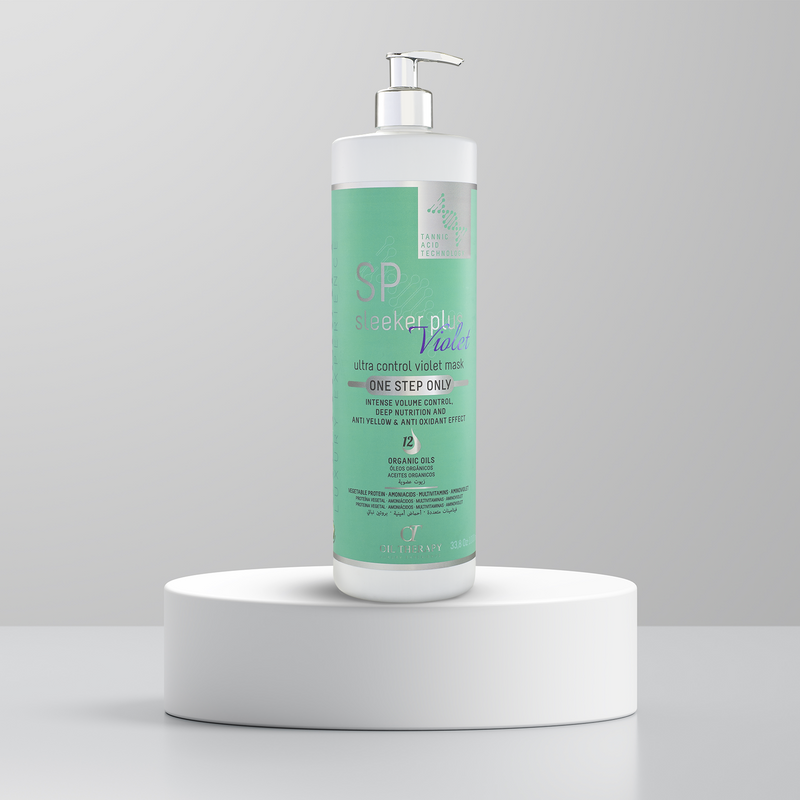 Sleeker Plus Ultra Control Hair Protein Violet – For Blond/Dyed Hair – 1000ml