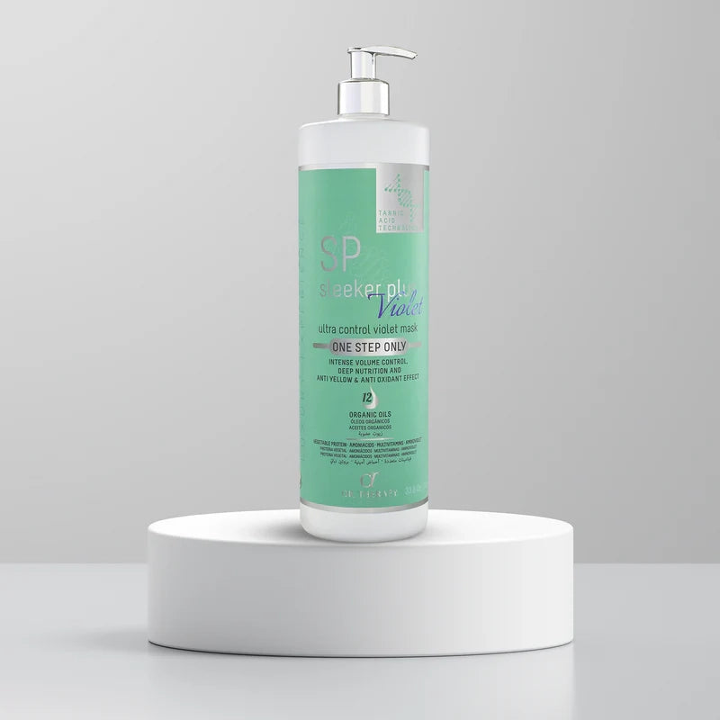 Sleeker Plus Ultra Control Hair Protein Violet – For Blond/Dyed Hair – 1000ml