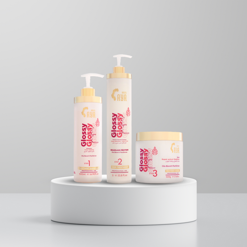 Aya Brazil Kit Glossy Perfect 3 Steps – For Normal Hair