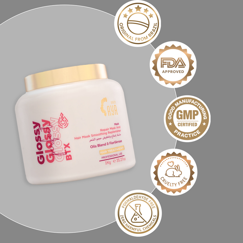 Aya Brazil Glossy Perfect Mask – 1000 ML – For Normal Hair