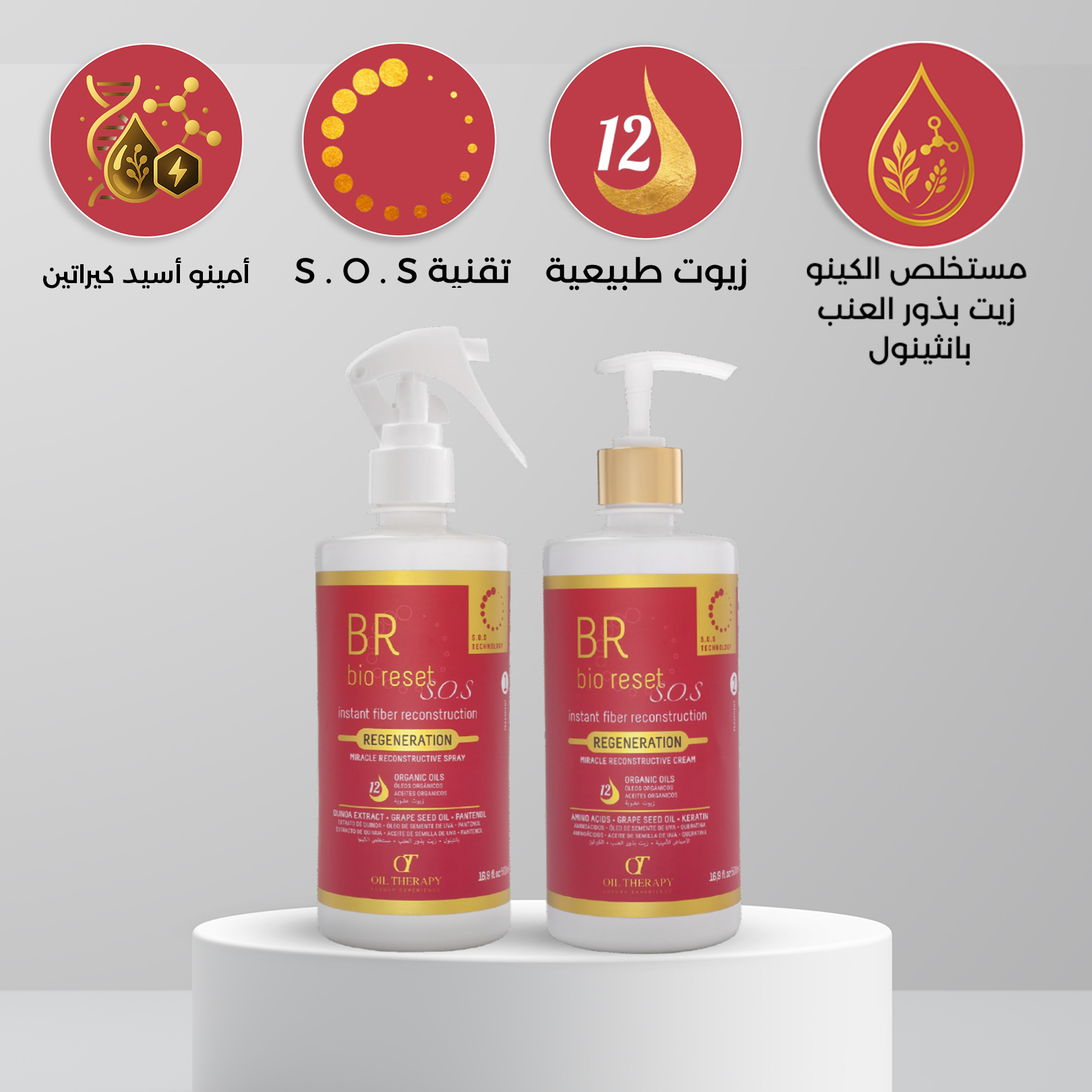 علاج الترميم الفوري للشعر OT BIO Reset SOS