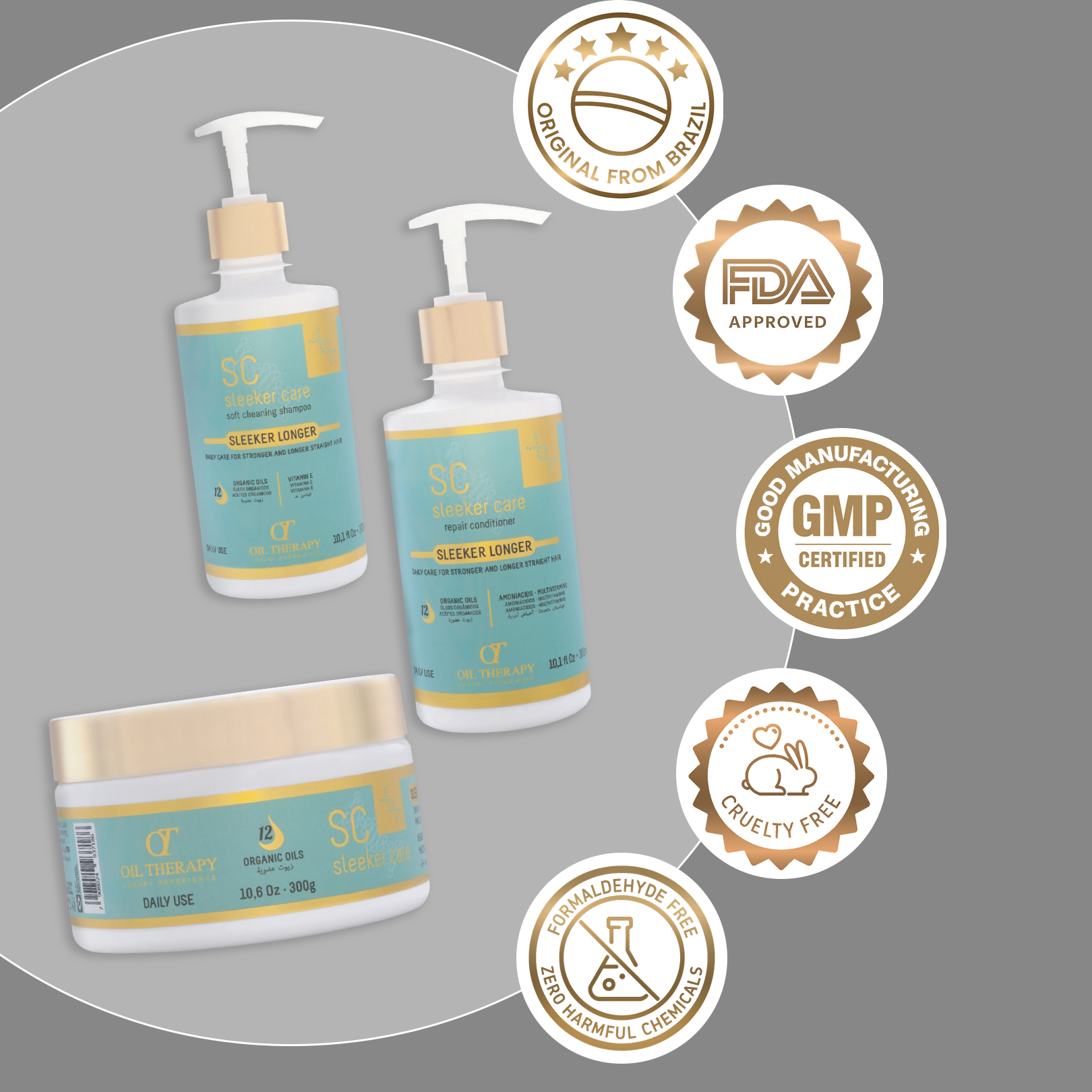 Sleeker Care Daily Use KIT - Normal Hair