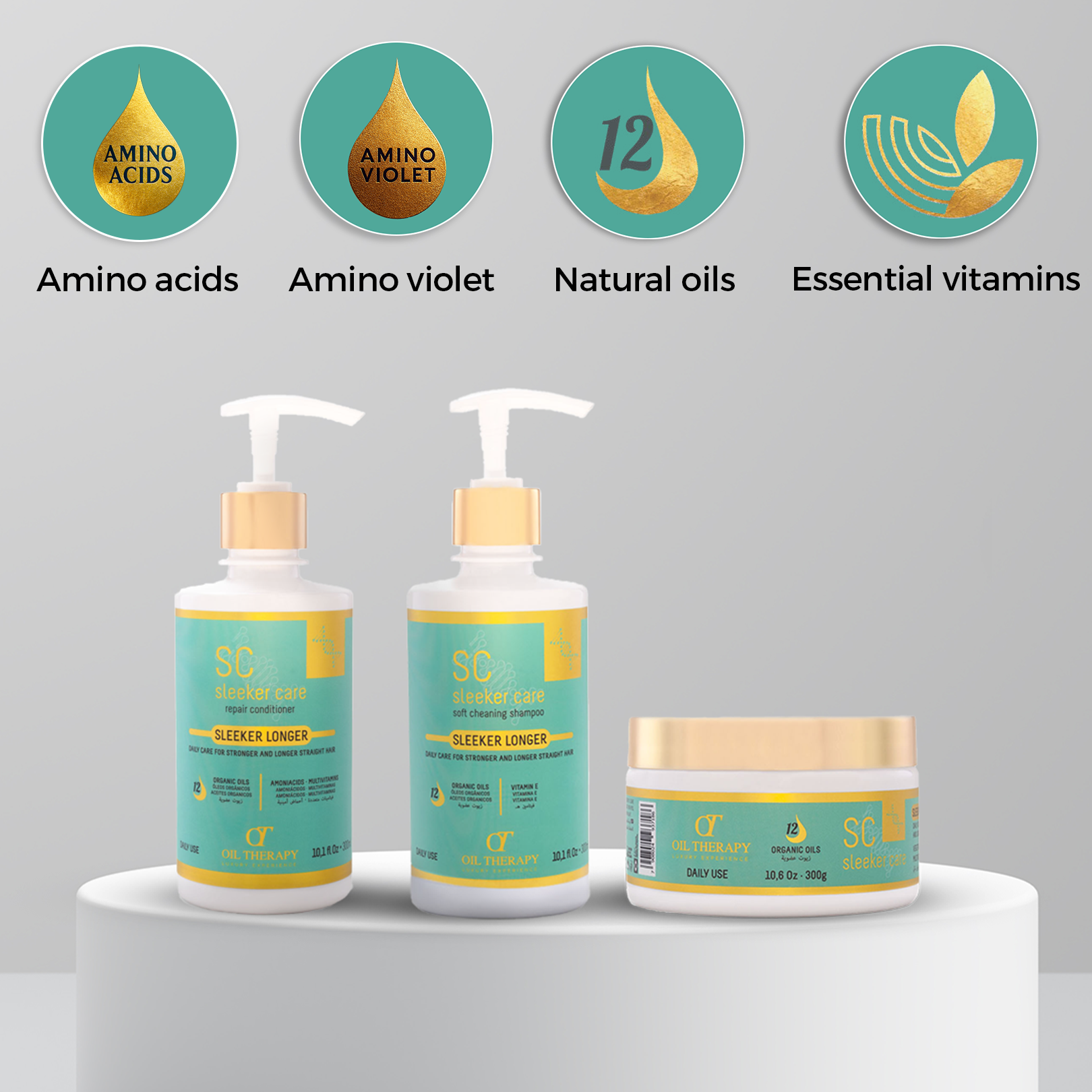 مجموعة الاستخدام اليومي من سليكر كير - للشعر العادي