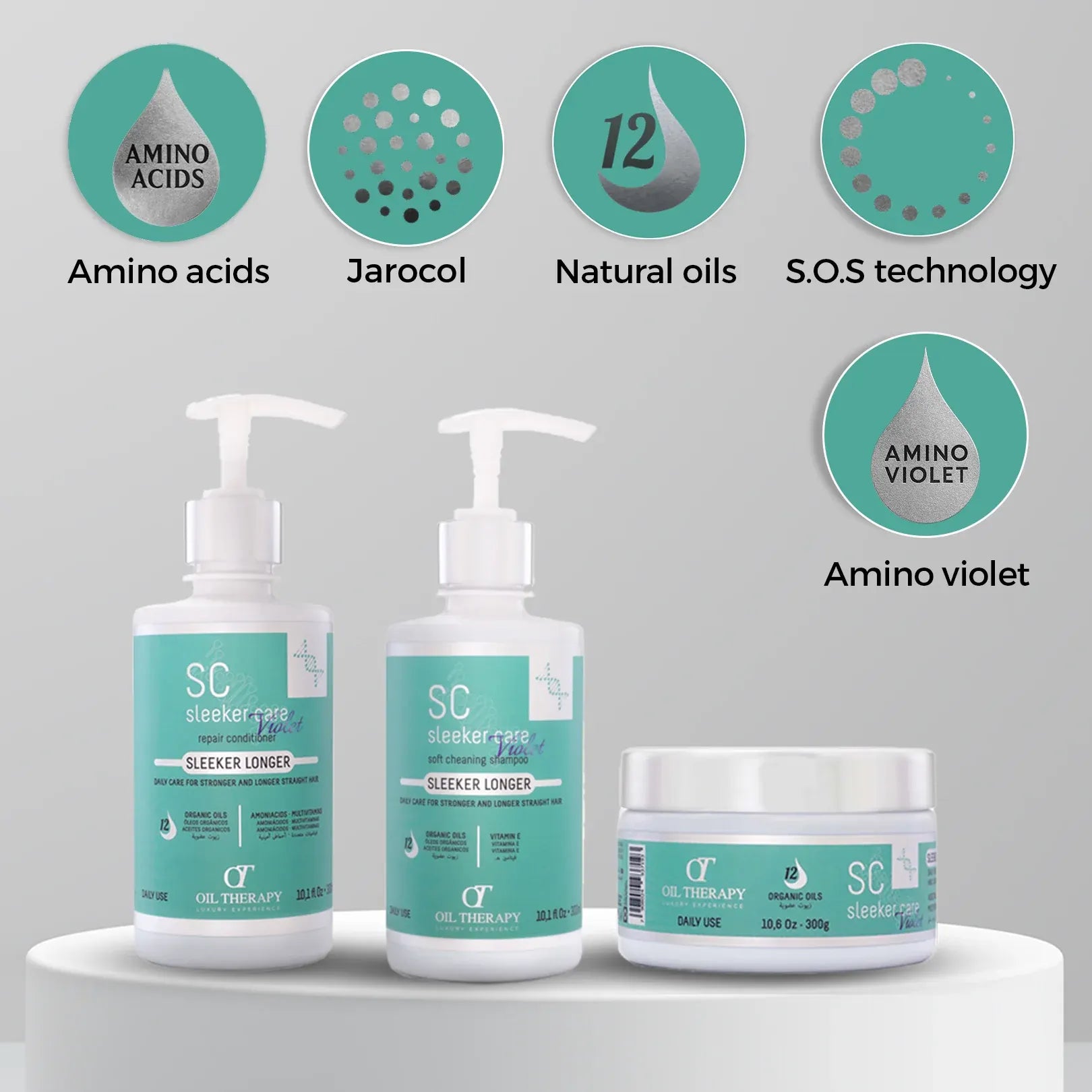 Sleeker Care للاستخدام اليومي باللون البنفسجي - للشعر الأشقر/المصبوغ