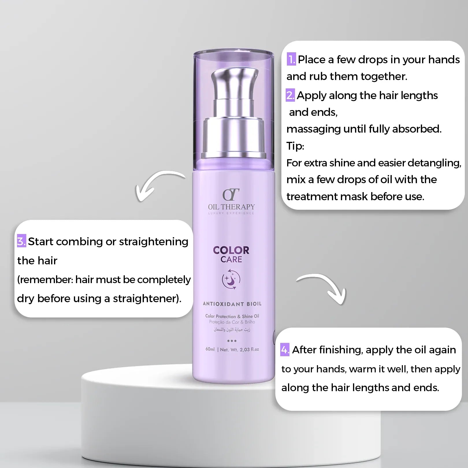 Color Care Hair Oil for Color Treated Hair