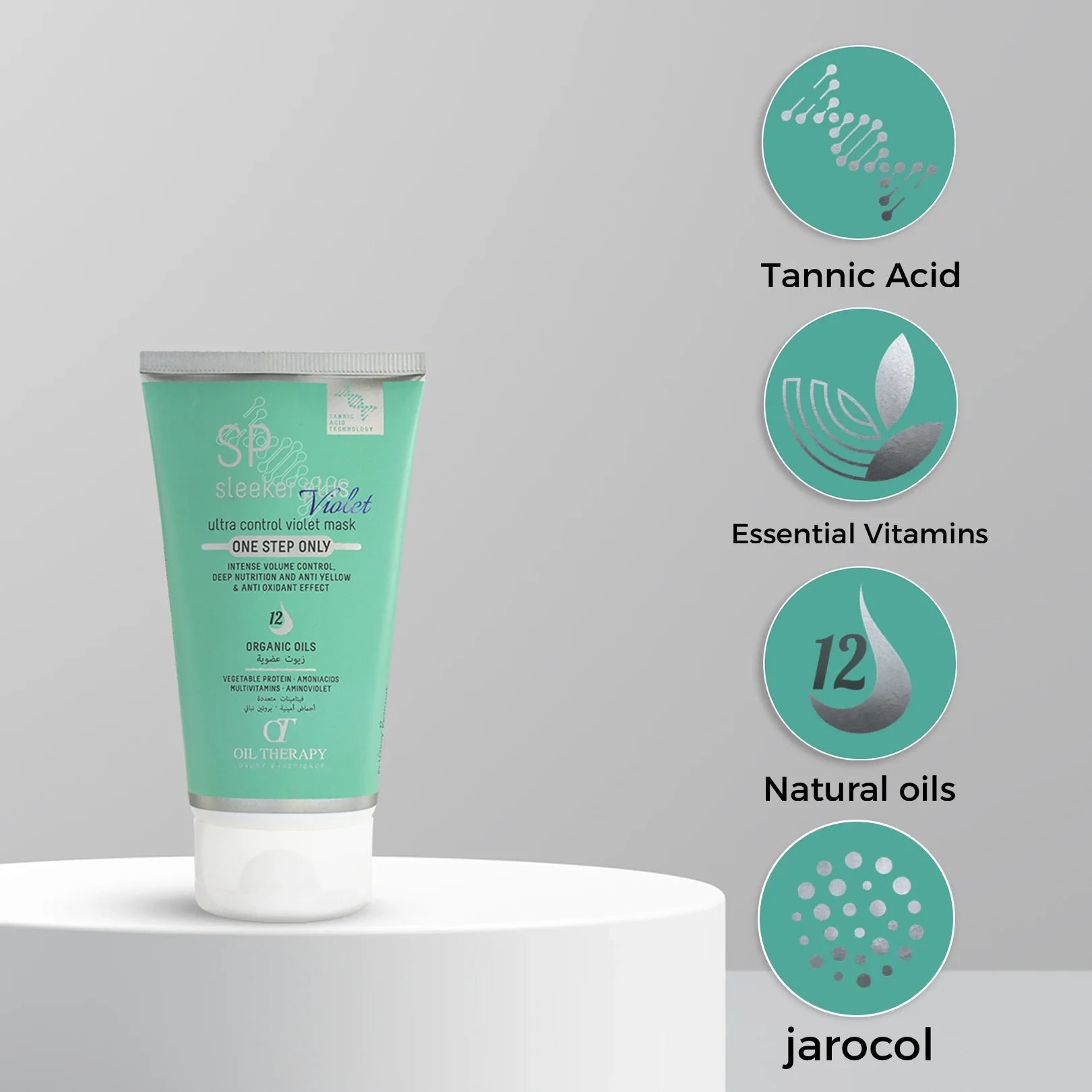 Sleeker Plus Ultra Control Hair Protein Violet For Blond/Dyed Hair – 150ml