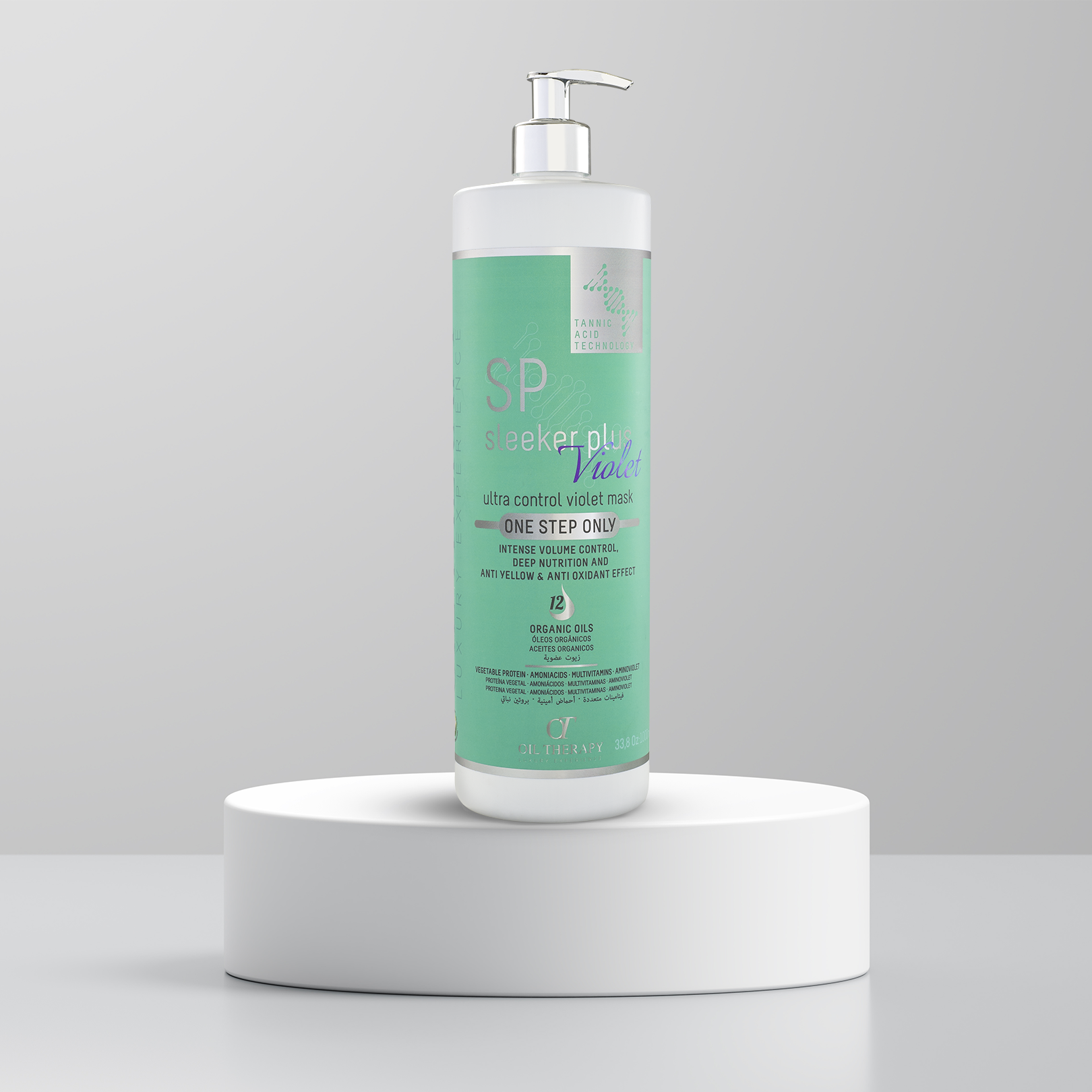 Sleeker Plus Ultra Control Hair Protein Violet Mask – For Blond/Dyed Hair – 1000ml
