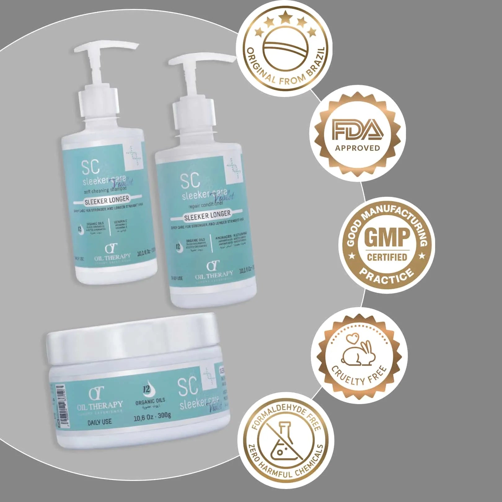 Sleeker Care للاستخدام اليومي باللون البنفسجي - للشعر الأشقر/المصبوغ